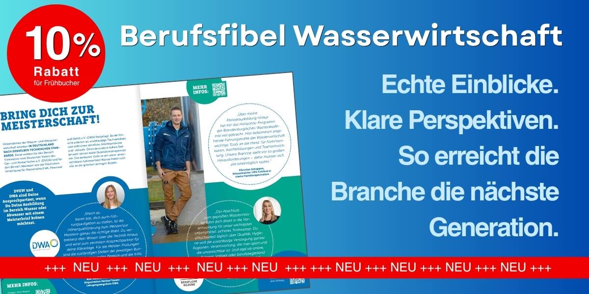 Neue Broschüre: Berufsfibel Wasserwirtschaft
